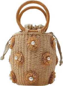 Rattan small purse perfect vacation outfits essentials For Your Girls Trip