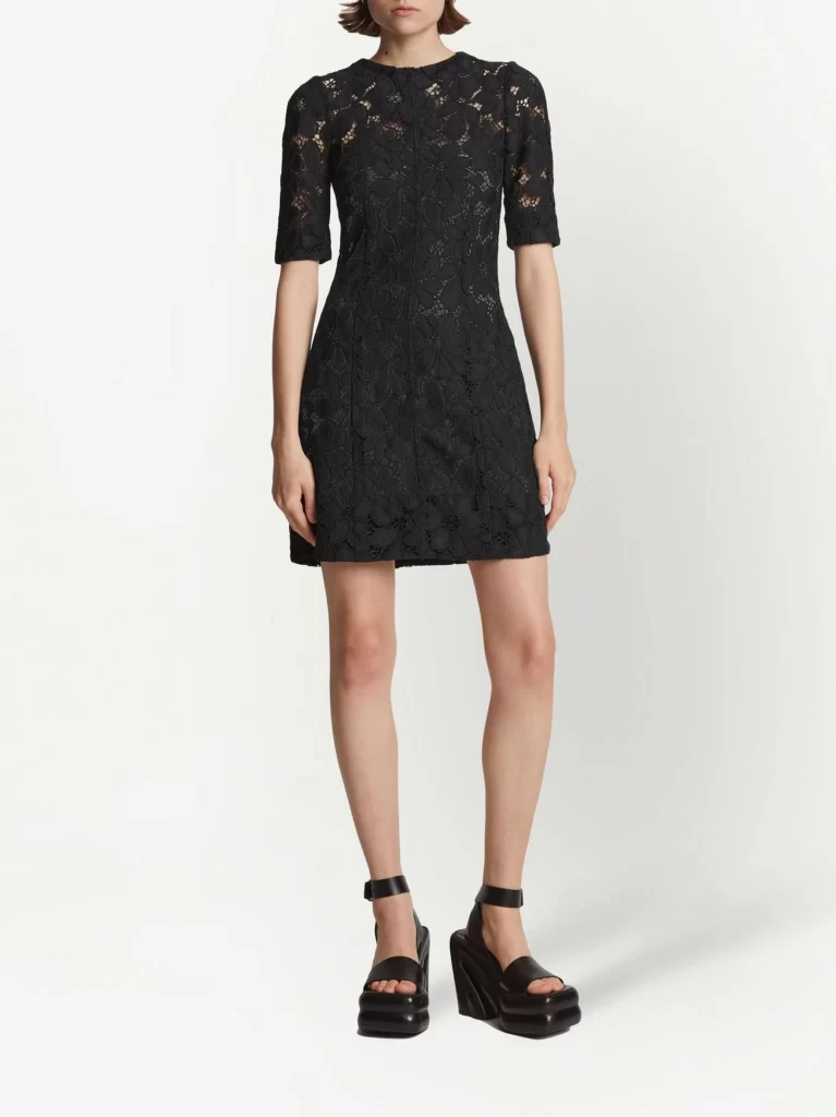 Black lace dress
